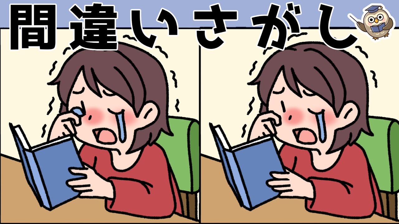 【間違い探しゲーム】おすすめ！老化予防に最適な脳トレ動画【頭の体操】