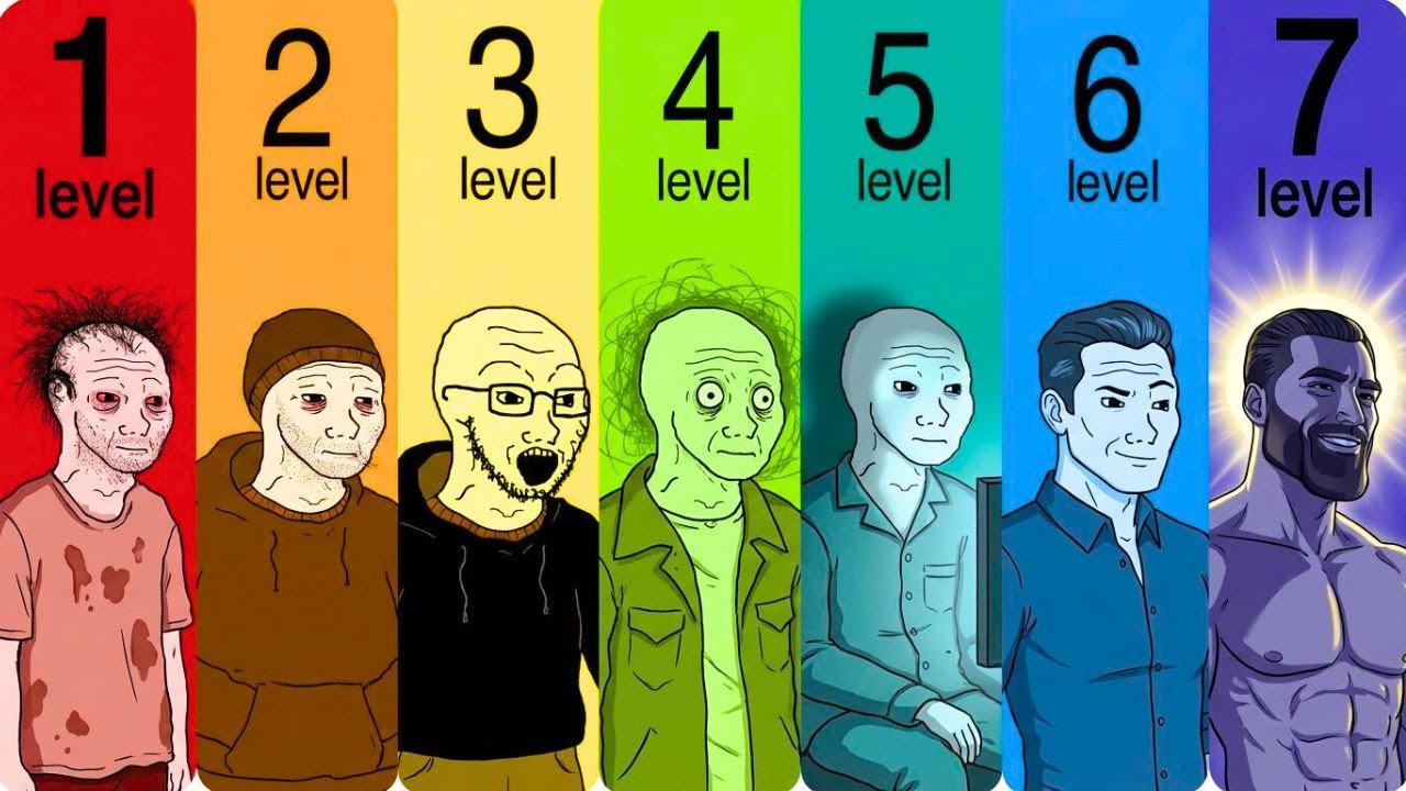 The 7 Levels Of Looksmaxxing