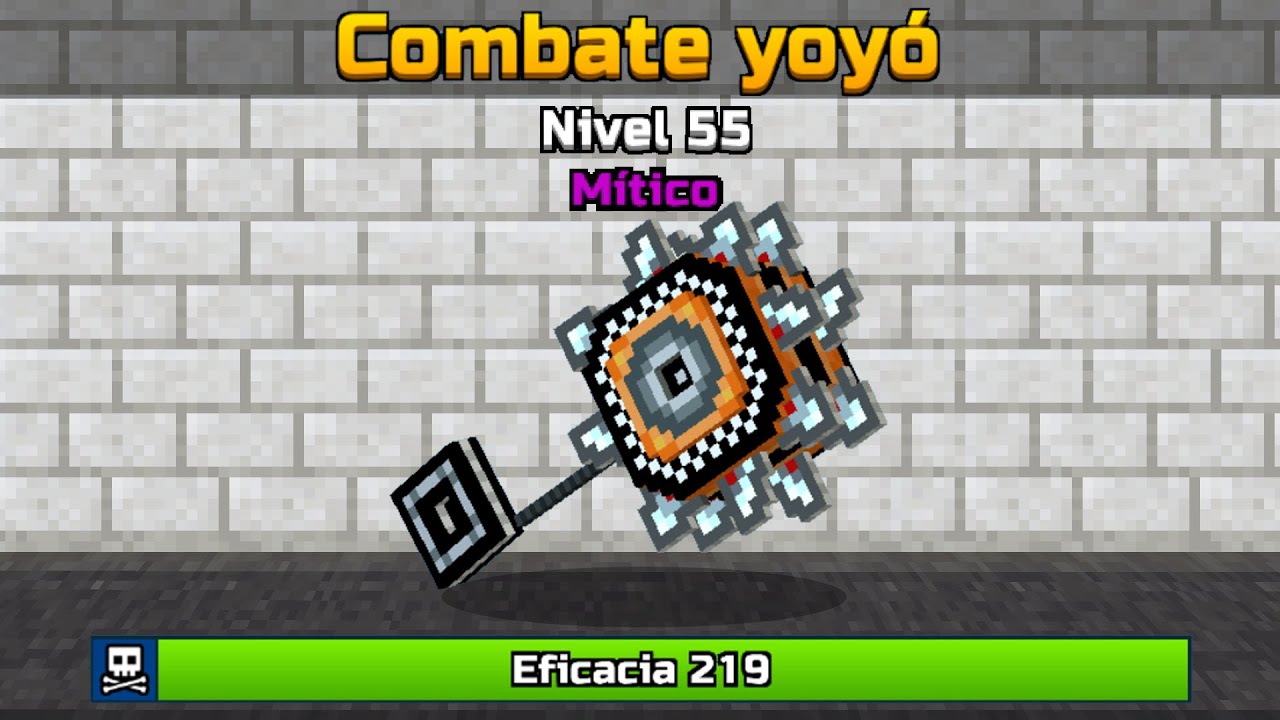 COMBATE YO-YO A NIVEL 55 EN MÍTICO 😱 | MEJORANDO ARMAS AL MÁXIMO | Pixel Gun 3D
