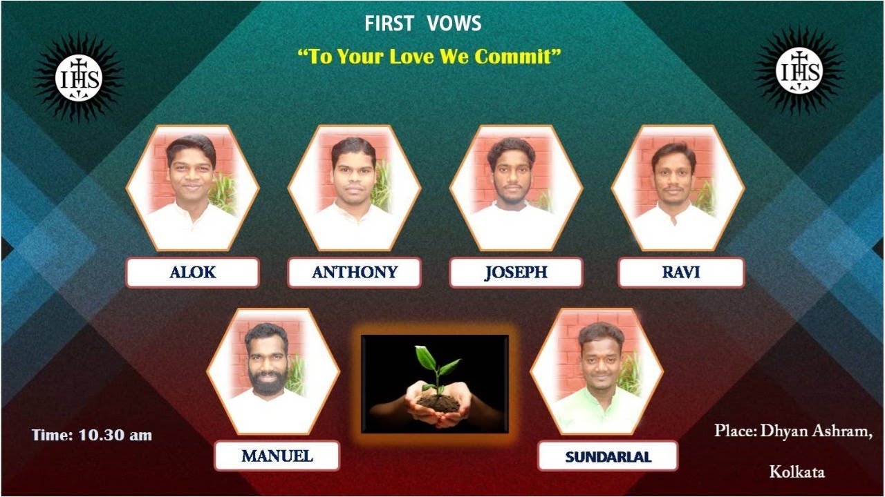 First Vows of 6 Jesuit Novices at Dhyan Ashram, Kolkata