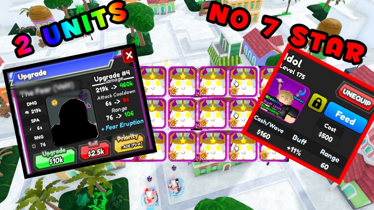 TICKET Extreme 2 UNIT no 7 STAR e SOLO no ALL STAR TOWER DEFENSE