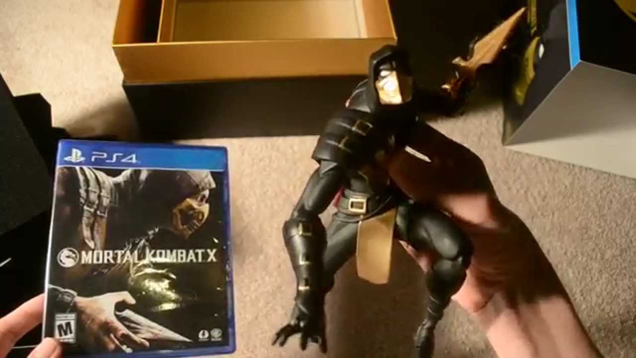 Mortal Kombat X COARSE Kollector's Edition Unboxing PS4 NTSC