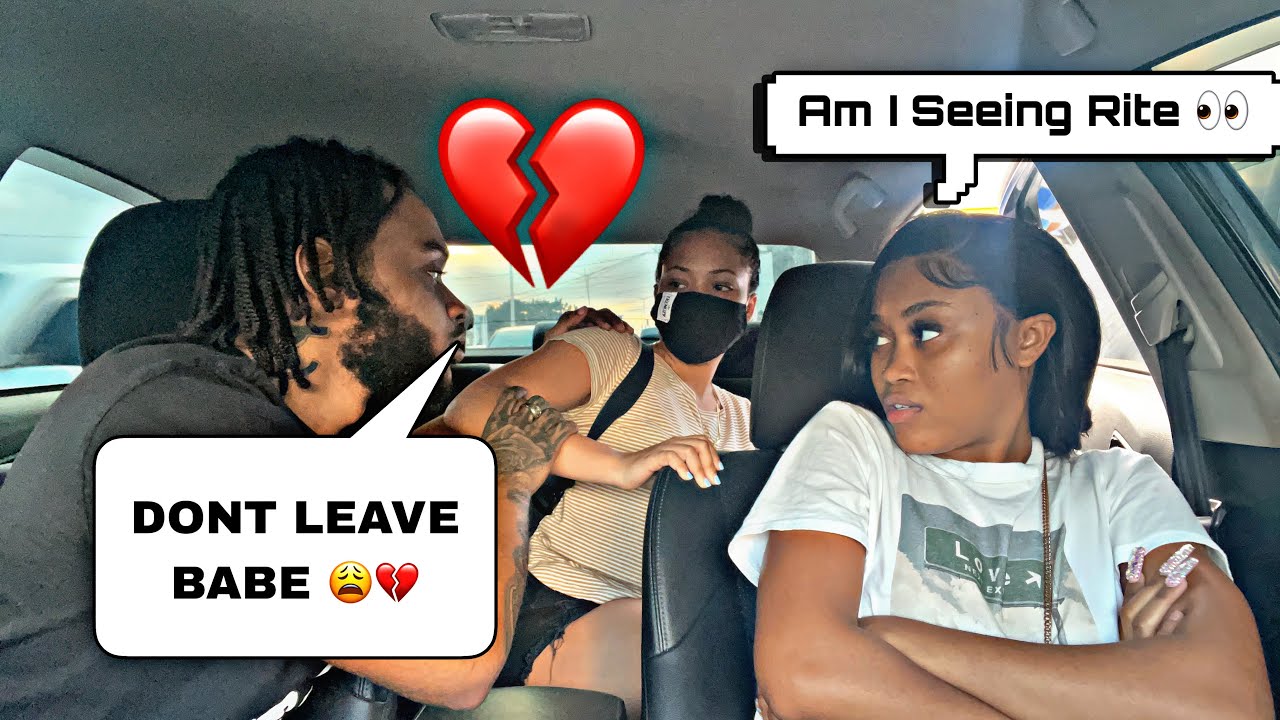 Begging Another Girl Not to leave Infront Of My Girlfriend 🥴😩