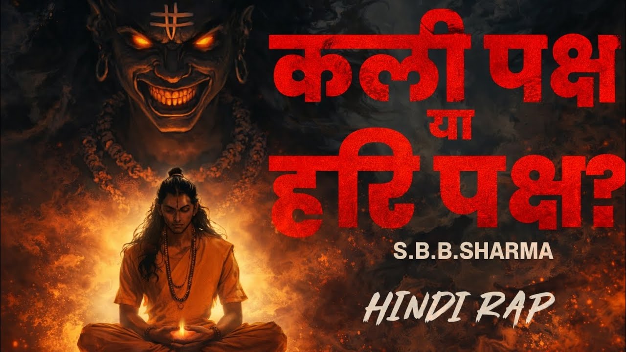 KALI PAKSH YA HARI PAKSH ?  HINDI RAP SONG।। S.B.B.SHARMA।। #song 