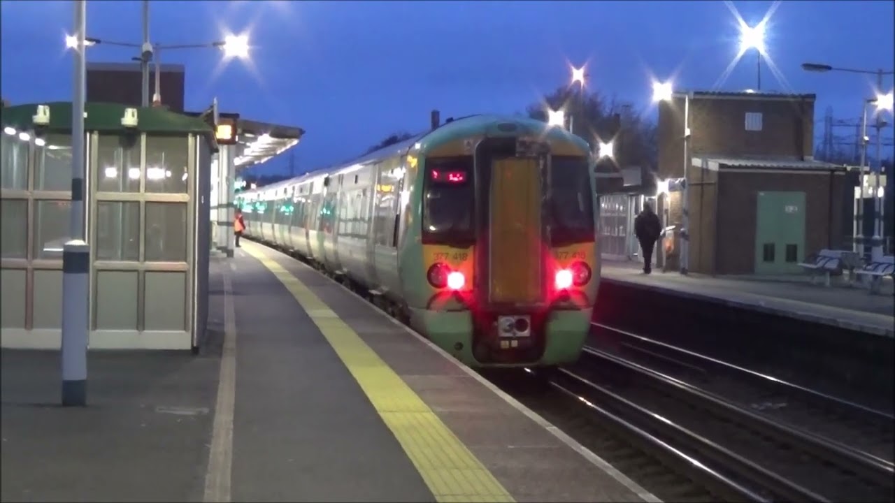 Trains at Three Bridges Railway Station - January 2026