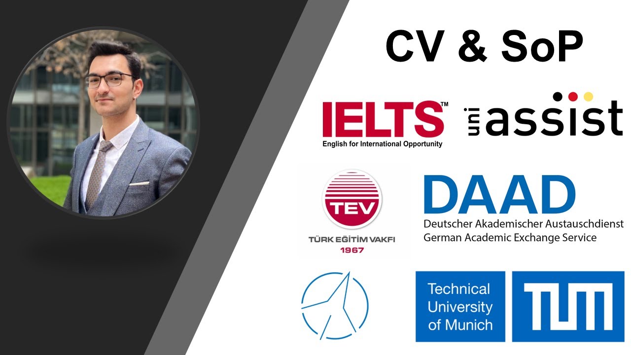 Almanya Yüksek Lisans Rehberi (IELTS,VPD,DAAD-TEV,TUM,CV,SoP)