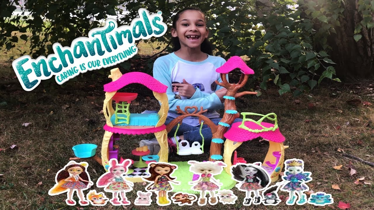 Enchantimals Friendship Collection Dolls 6 Pack & Enchantimals PLAYHOUSE PANDA SET Unboxing