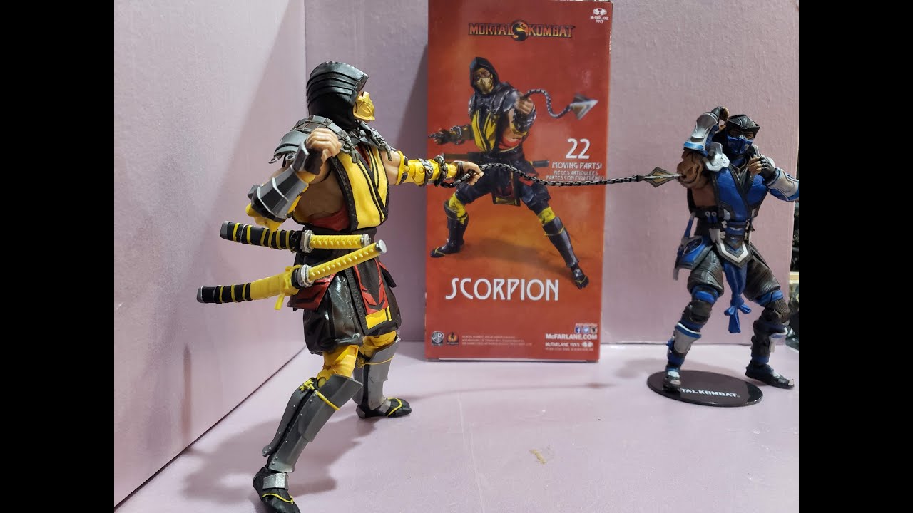 Scorpion Mortal Kombat 11 Todd McFarlane Figure Review and Toy Hunt at Walmart, KMart, and Target.