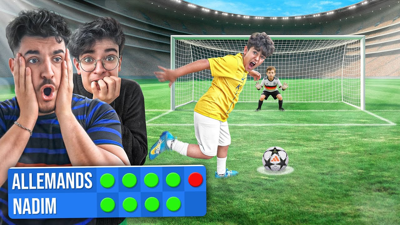 MON PETIT FR&Egrave;RE DOIT MARQUER LE PENALTY DE VICTOIRE DANS UN TOURNOIS ALLEMAND ! Tout repose sur lui