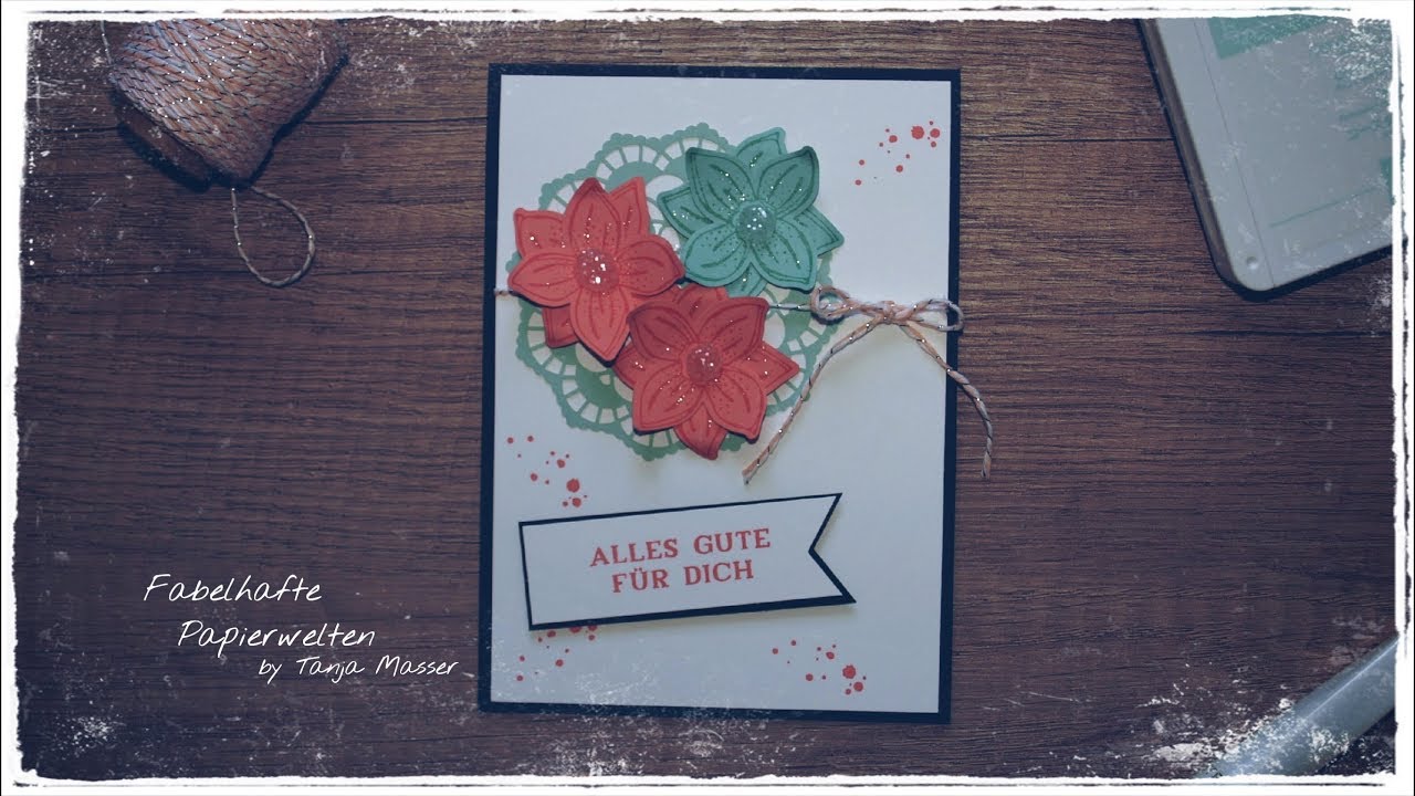 Karte mit dem Produktpaket Pop of Petals / Stampin&acute; Up!
