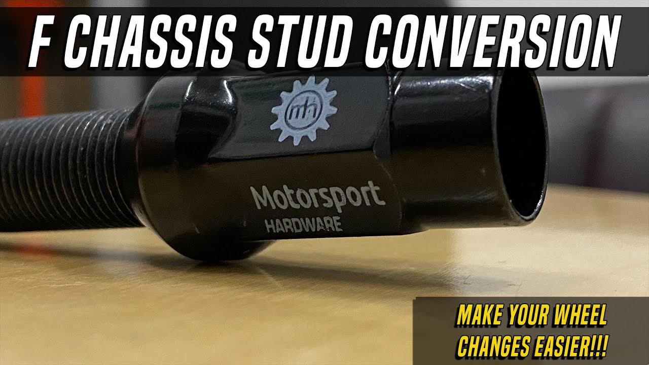 WHEEL STUD CONVERSION KIT DIY FOR BMW F CHASSIS | Easier And Faster Wheel Changes!!!