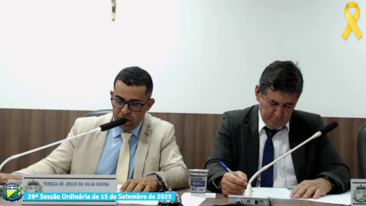 29ª Sessão ordinária de 2025 da 10ª Legislatura do Poder Legislativo de Santa Rita do Pardo - MS