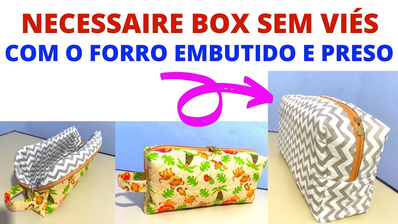 КОРОБКА NECESSAIRE С РУЧКОЙ И БЕЗ ПРЕДОХРАНИТЕЛЕЙ 🔥 РУКОВОДСТВО ПО СУМКУ НА МОЛНИИ DIY