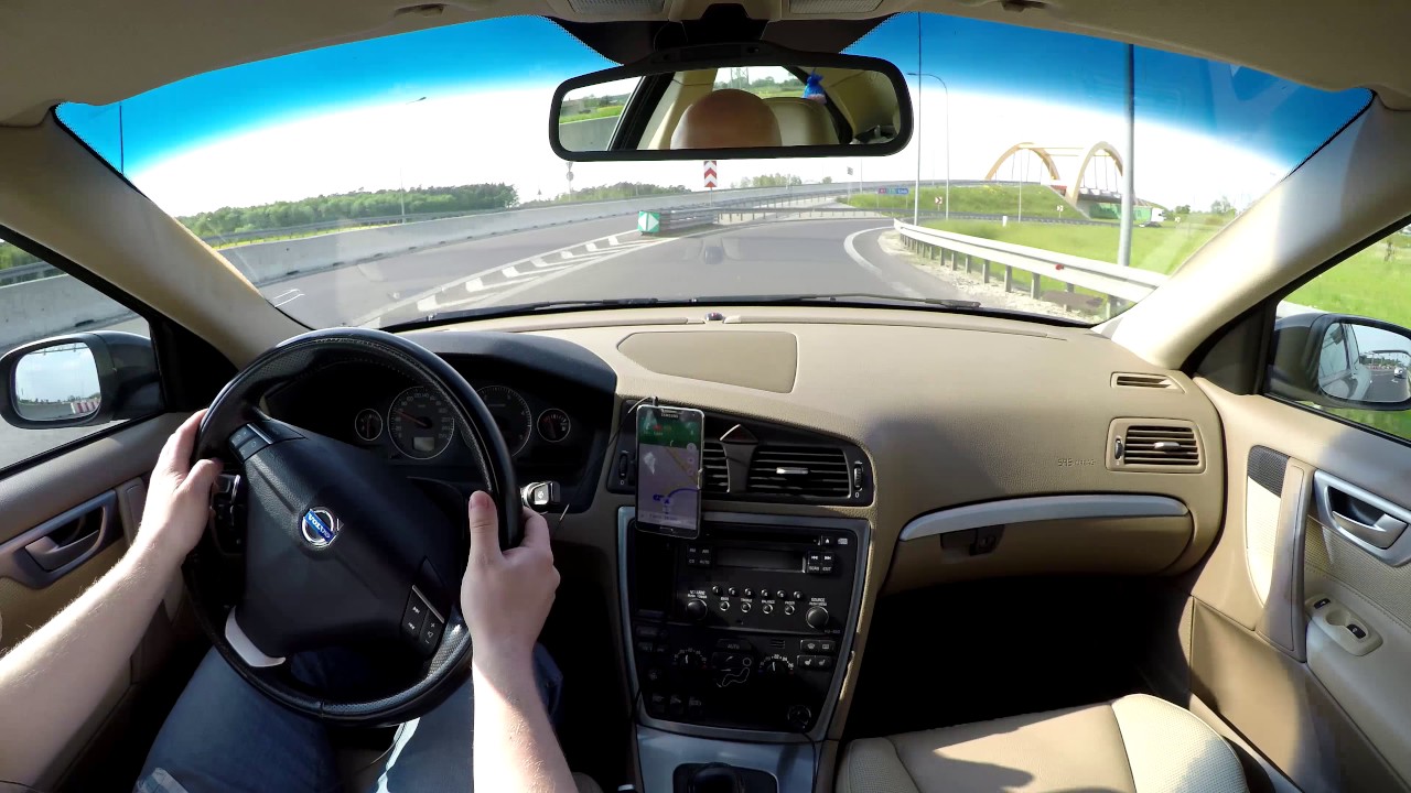 Driving Volvo S60 D5 2009 Warsaw-Kutno-Warsaw Part 2