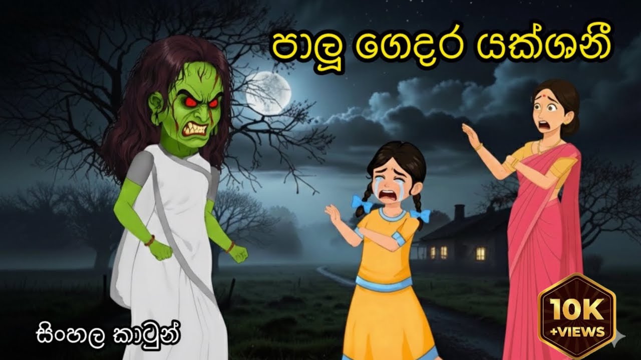 පාලු ගෙදර යක්ශනී|#horro cartoon|#cartoon #sinhala 