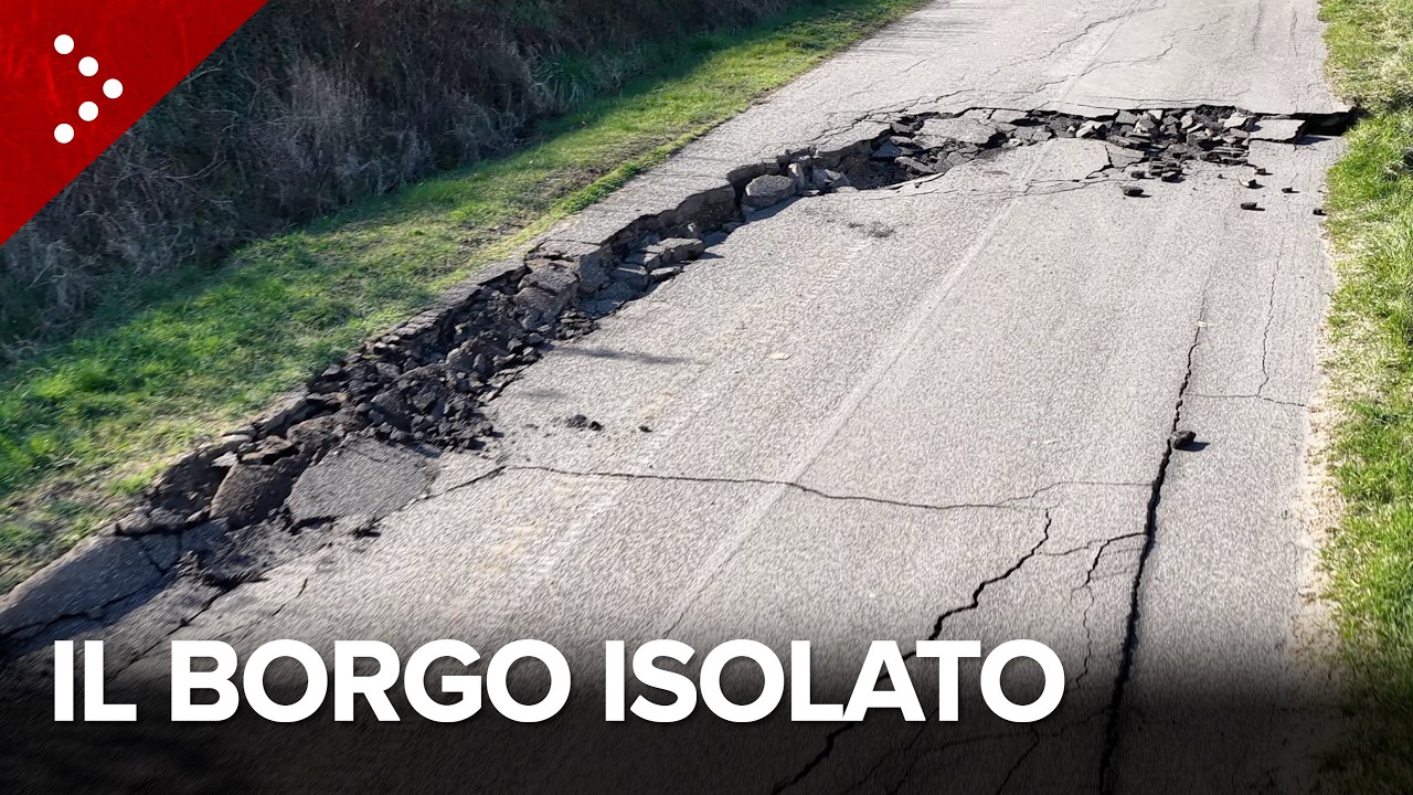 Frane a Sant’Angelo di Roccalvecce, il paese delle fiabe semi-isolato. 
