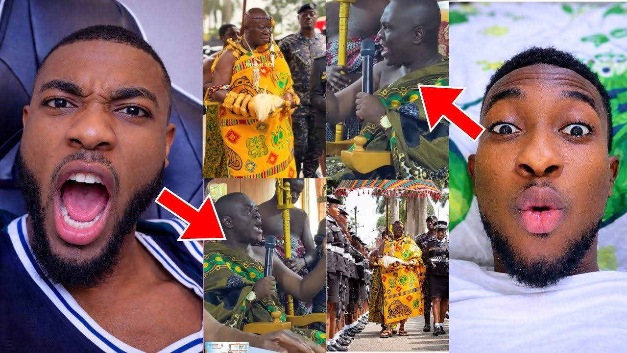 He’s a màd man, arrest him now! TikTokers blàst Dormaahene for his attàck on Otumfuo Asantehene