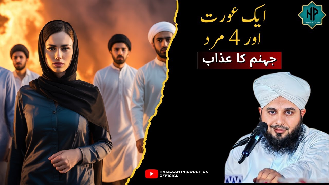 Ek aurat 4 mardon ko le kar Jahanum mein jaegi | Inspiring bayan by Peer Ajmal Raza Qadri