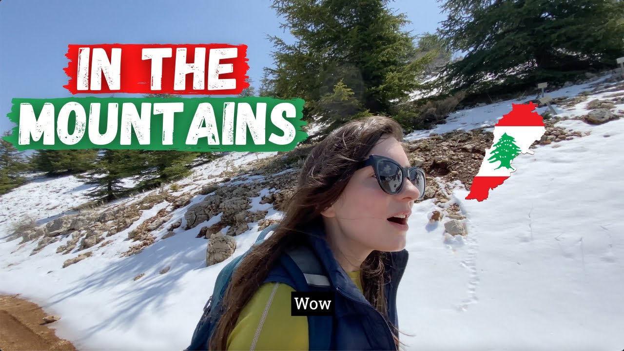 SNOW HIKE in Lebanon | I Drank Coffee On Top of a Mountain 🇱🇧