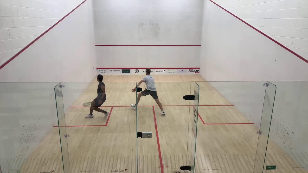 Men first round. Dewald Van Niekerk (RSA) vs Darren Rahul Pragasam (MAL)