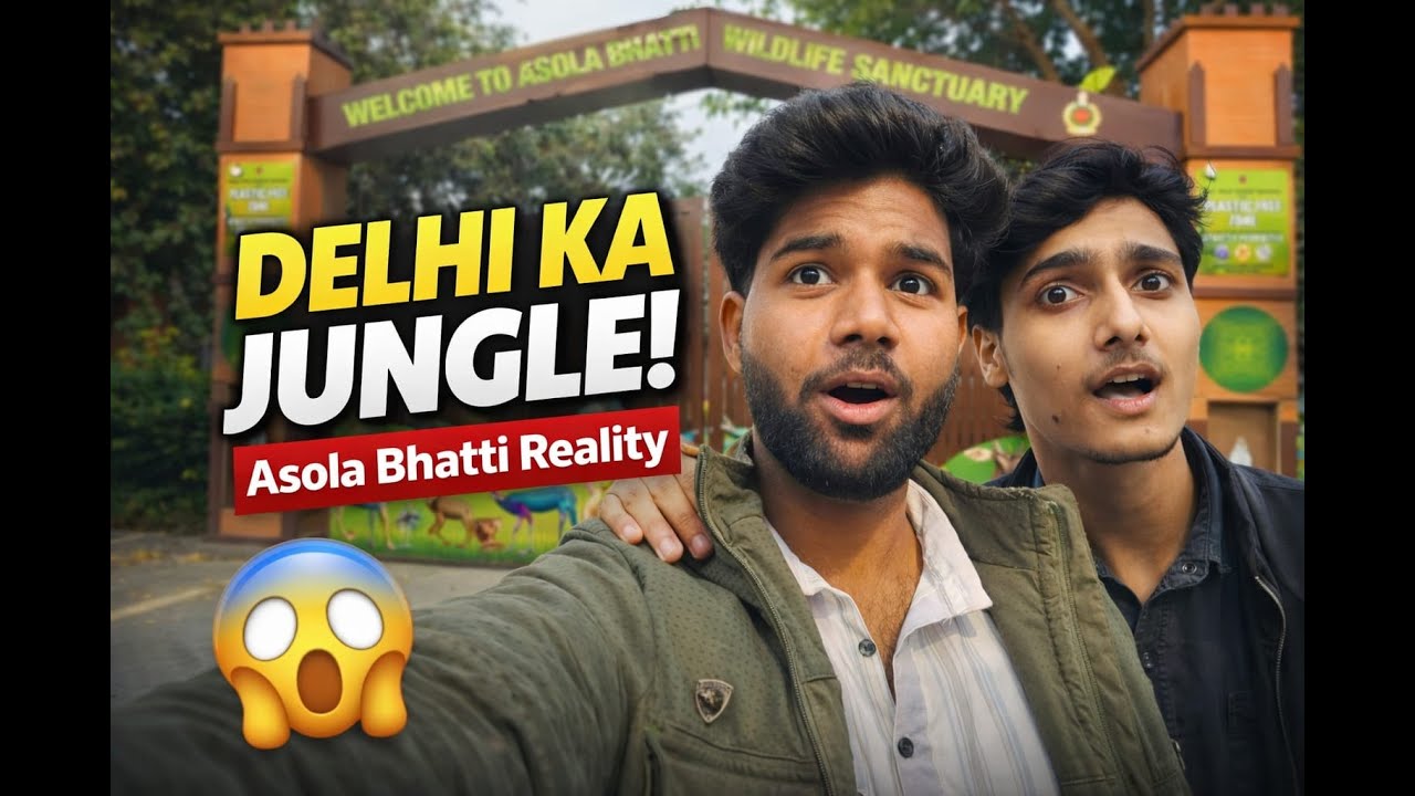 Delhi Ke Beech Jungle 😱 | Asola Bhatti Wildlife Sanctuary Reality