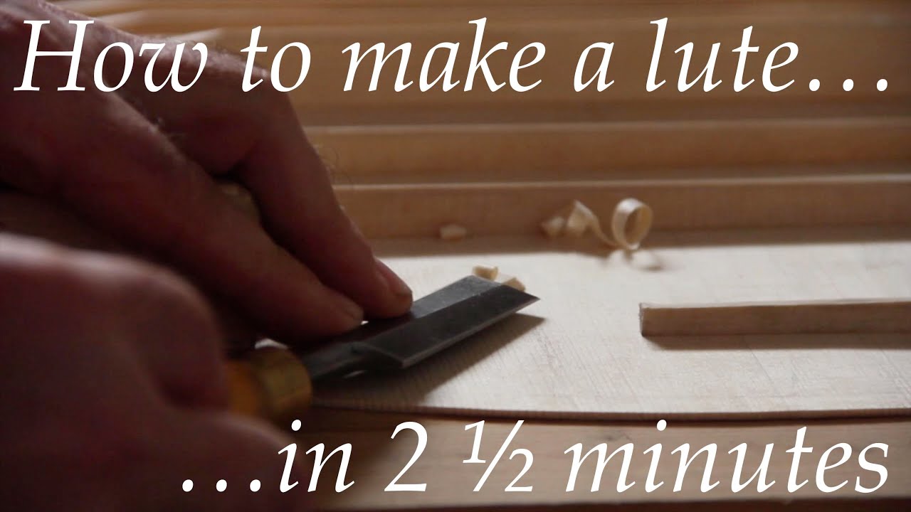 How to make a lute in 2½ minutes