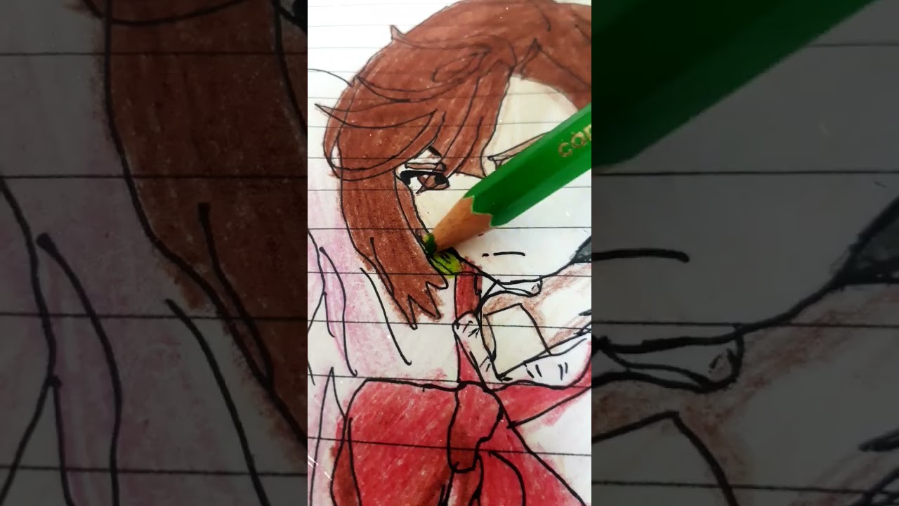momo chan!!! #trending #art #drawing #drawanime  #anime #momochan #danfadan #video