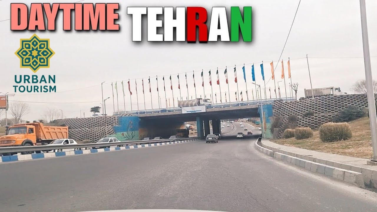 How Is Driving in Tehran, Iran? 🇮🇷 | Winter Day Highway Ride