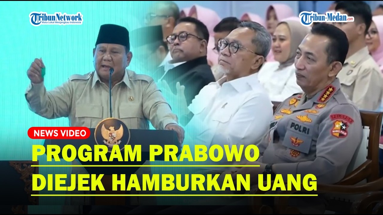 PRABWO Balas Nyinyiran Soal Program Diejek Hamburkan Uang