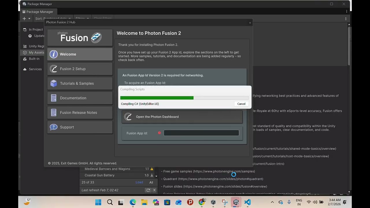 Unity fussion lobby count simple code 