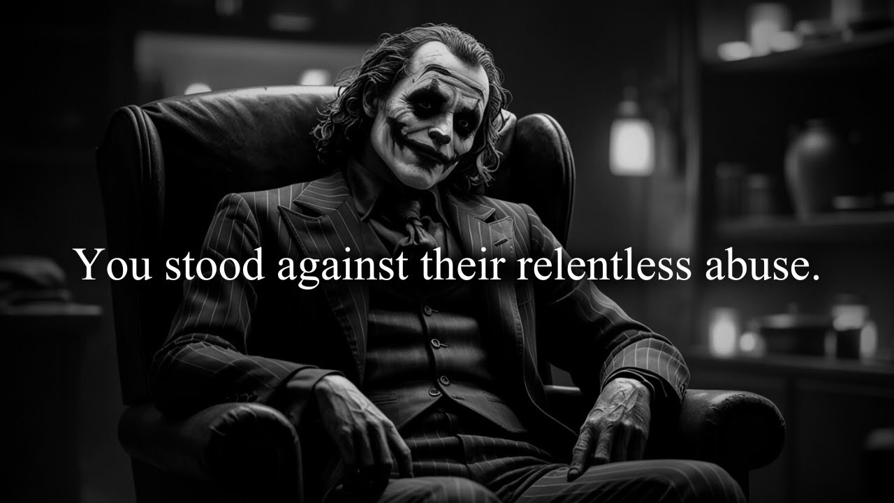 Their EGO is SHATTERED because you STOOD against their RELENTLESS abuse - Joker Speech Motivation