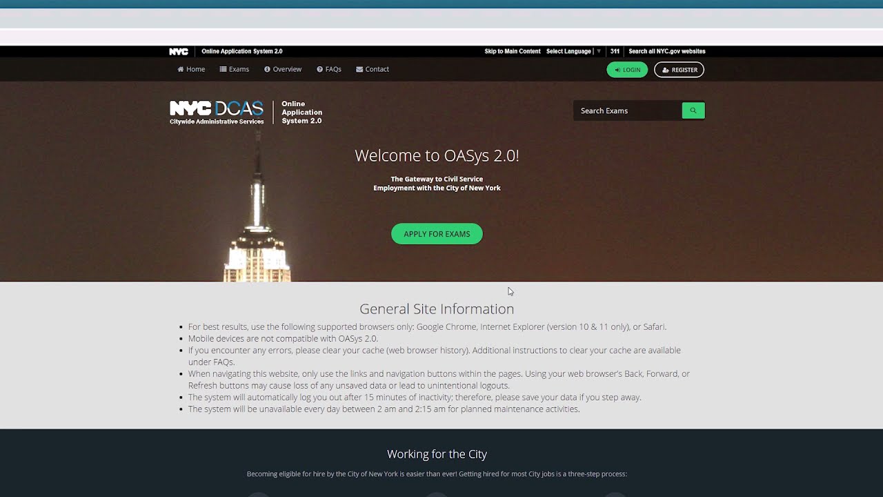 How to Submit a Physical or Practical Test Part Online Appeal to DCAS