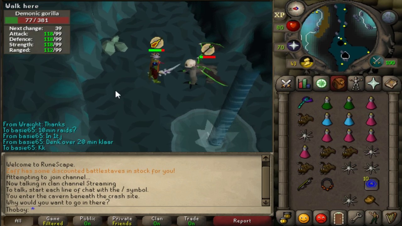 Twisted bow vs Demonic gorillas