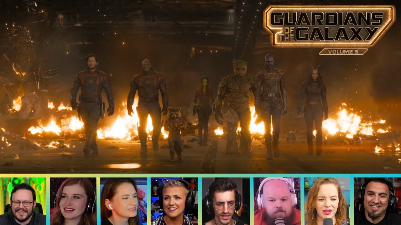 Reactors Reacting to the GUARDIANS OF THE GALAXY FIGHT SCENE | Guardians of the Galaxy Vol. 3 (2023)