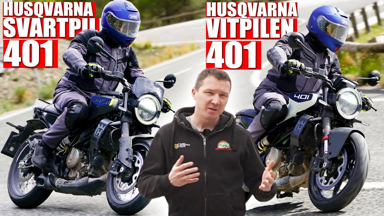 Husqvarna 401 Svartpilen i 401 Vitpilen modele 2024. Test, opis co się zmieniło i moja opinia o nich