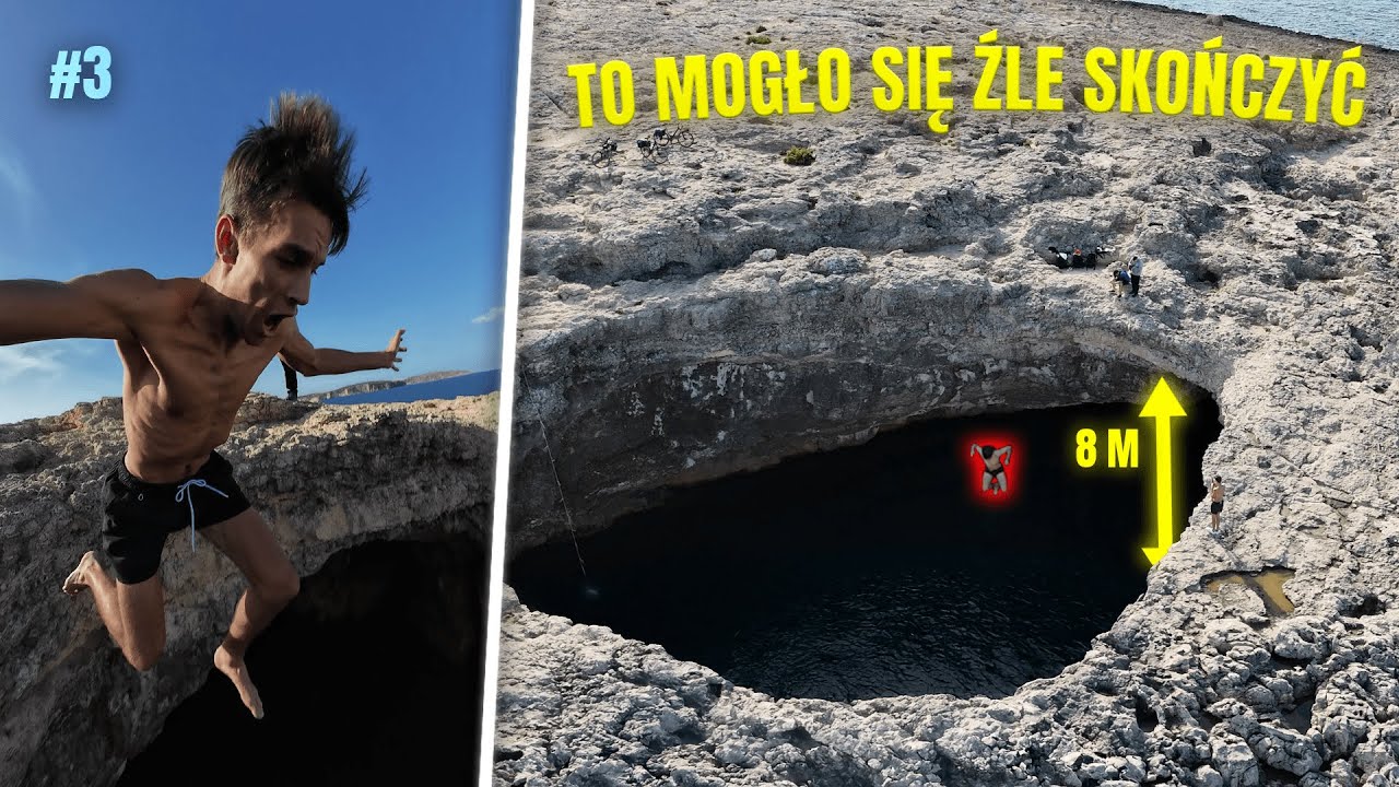 SKOKI Z OGROMNYCH KLIFÓW! (Rowerami wokół Malty 3/3)