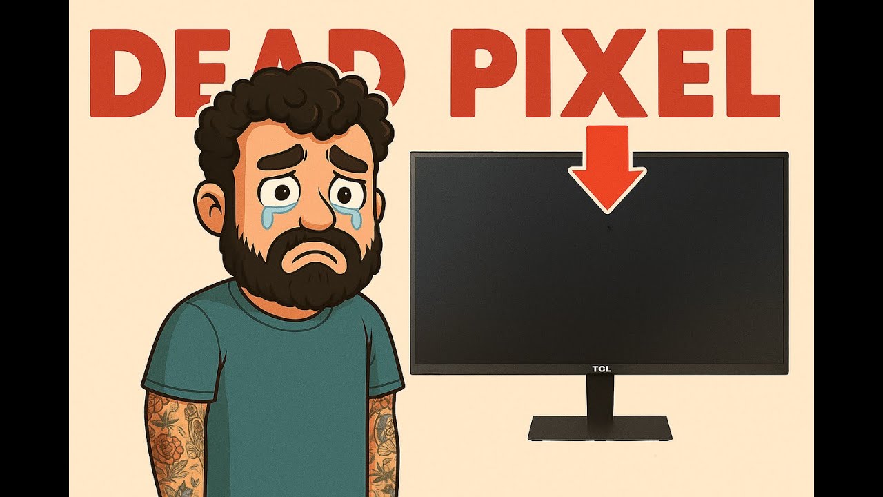 Monitor TCL 25G64 com Defeito? 😨 Descobri um Pixel Morto!