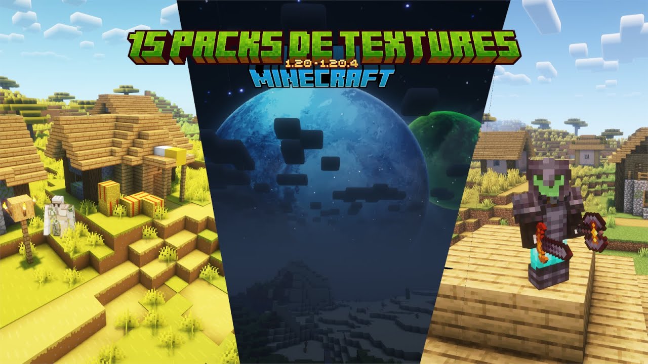 15 Packs de Textures Cool pour vos survies Minecraft 1.20 - 1.20.4