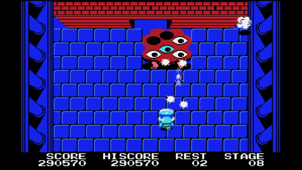 [MSX] 마성전설 (魔城伝説/Knightmare) 플레이 영상