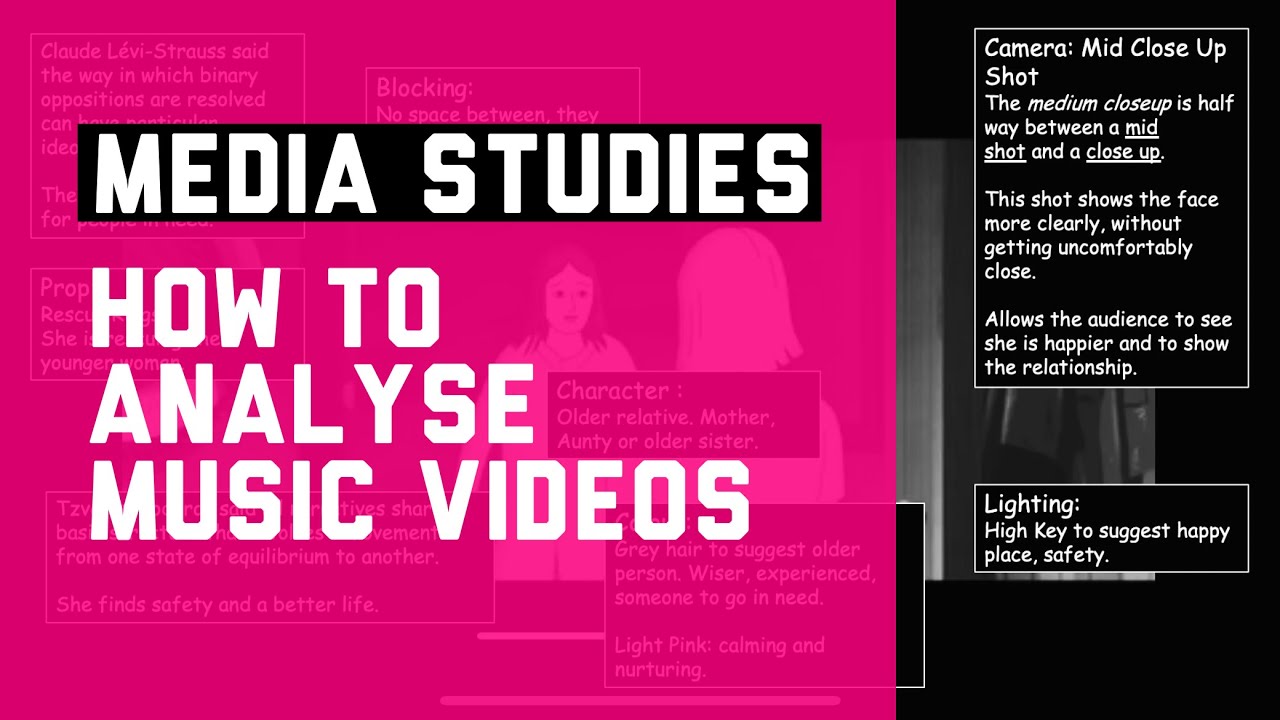 Media Studies - Media language Question - Music Video Analysis Example A-Level BTEC
