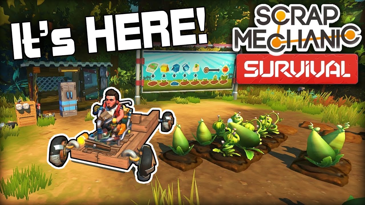 SURVIVAL is Finally Here and It's AMAZING! (Scrap Mechanic Survival Ep1)
