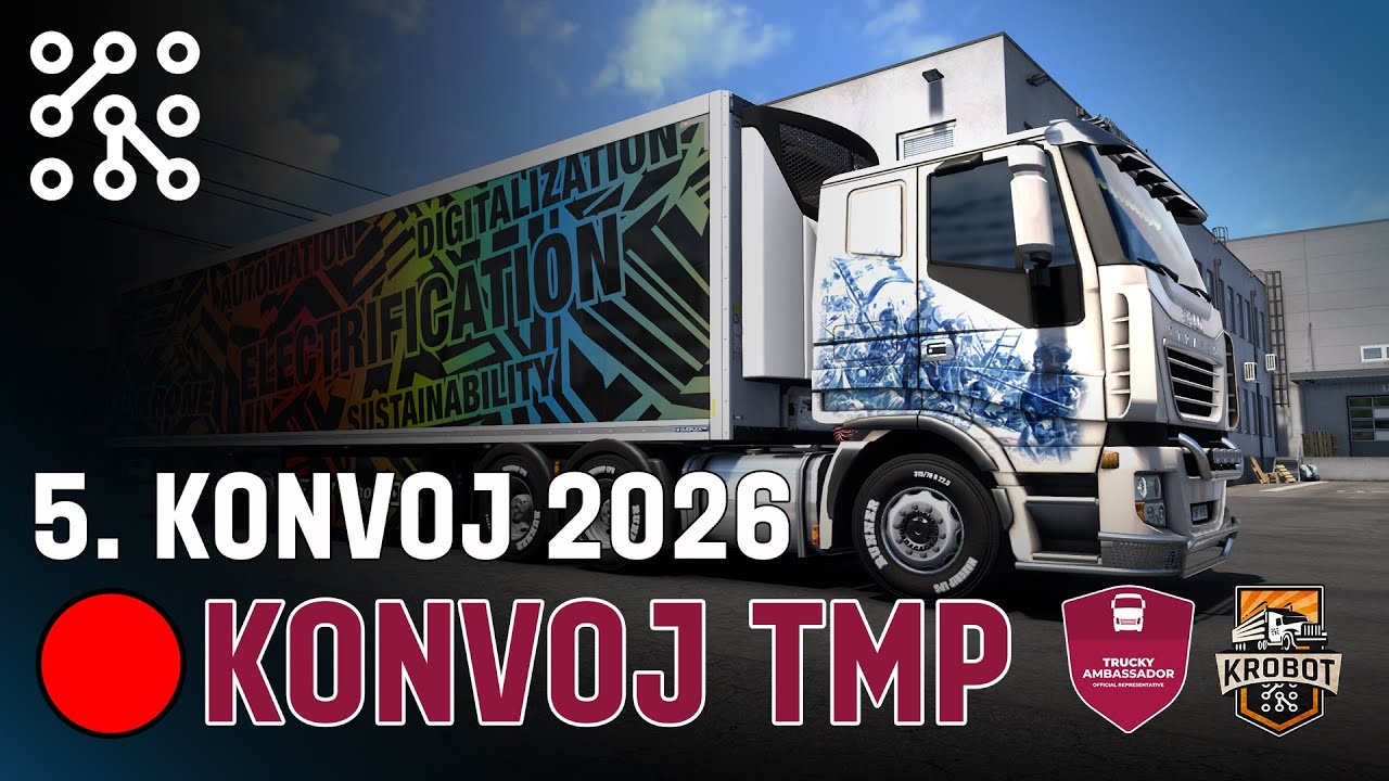 LIVE STREAM -  5. TMP KONVOJ  | EURO TRUCK SIMULATOR 2 CZ - ETS2