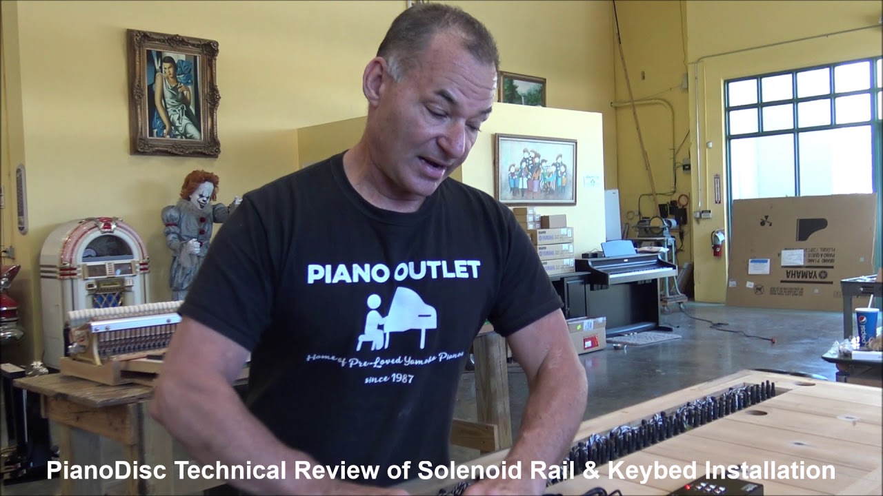 PianoDisc Technical review on solenoid and keybed installation