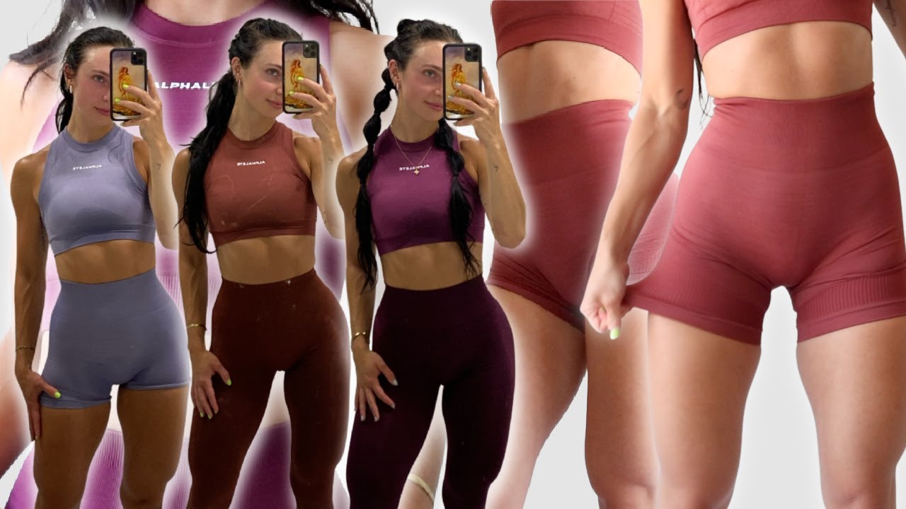 леггинсы из переработанных материалов???? примерка Alphalete Ozone
