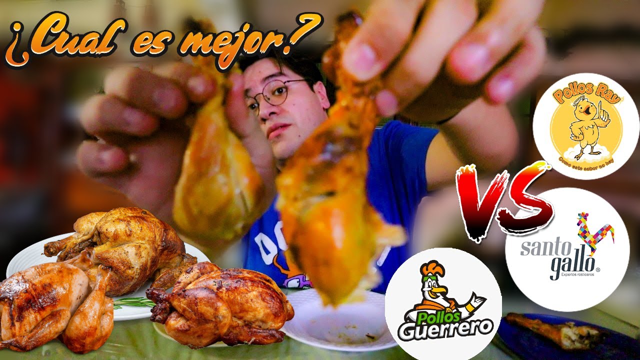 ¿Cuál es el mejor POLLO ROSTIZADO? Pollos Ray vs Santo Gallo vs Pollos Guerrero