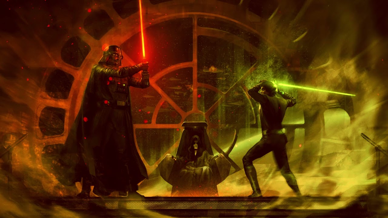Luke 's Rage vs Vader Theme - Slowed and Reverb