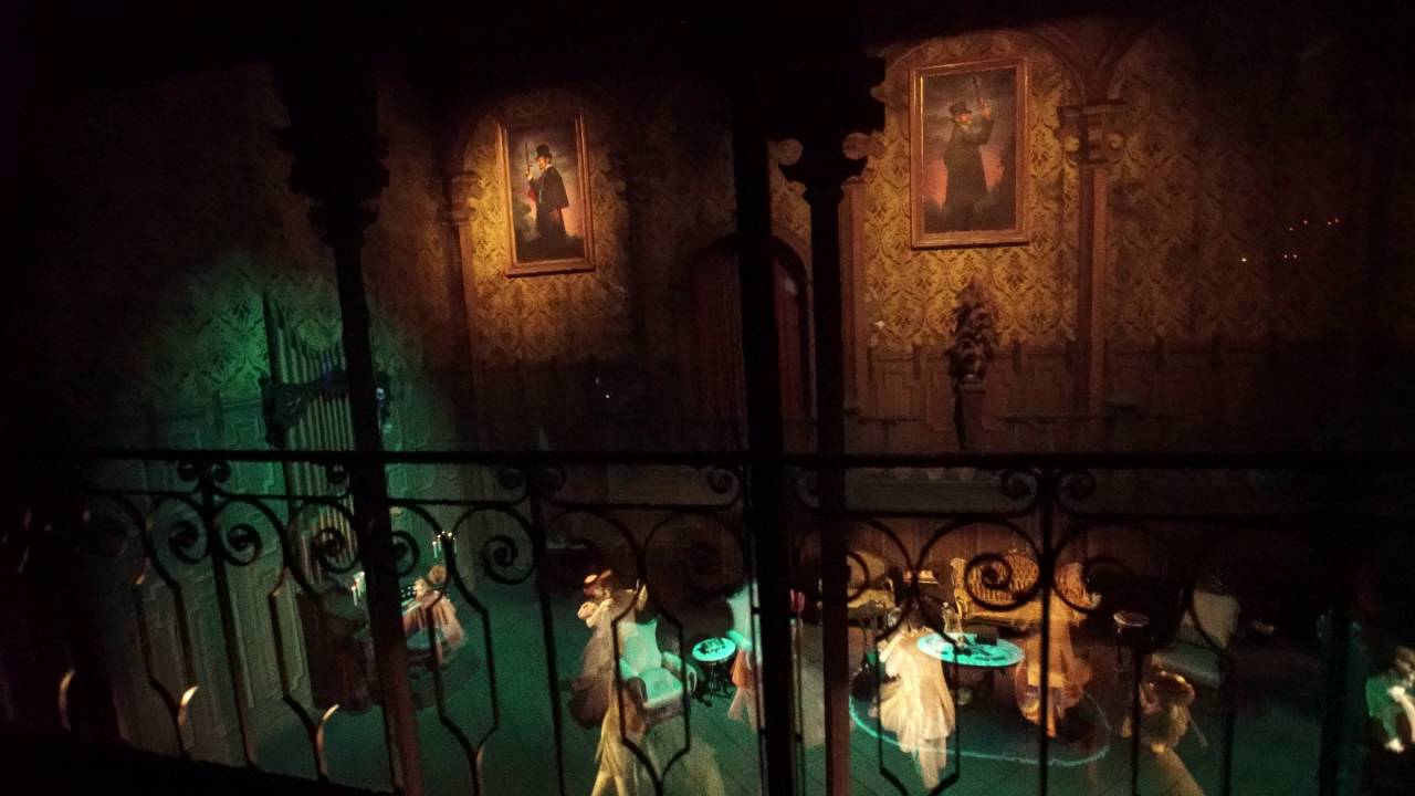 4K Haunted Mansion Magic kingdom 2016