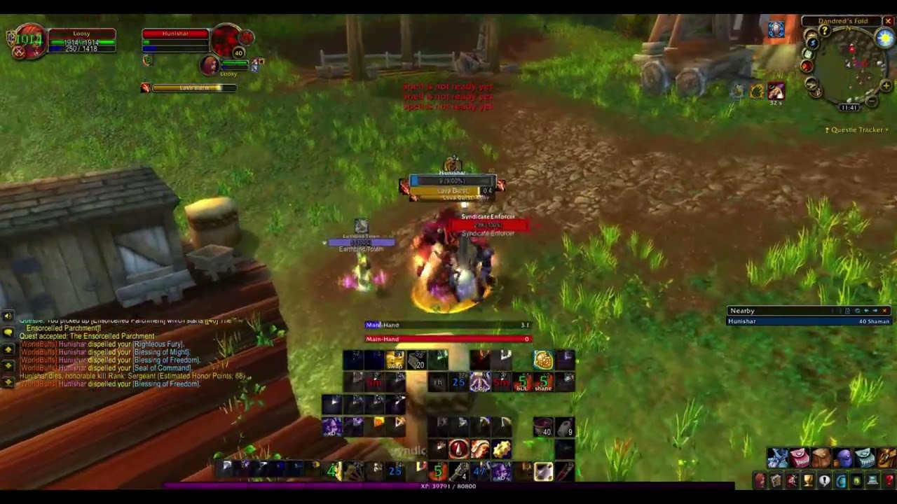 WoW Season of Discovery Phase 2: L2P'eeeing Horde 40 Noobs: Retribution Paladin World PvP & Ganking