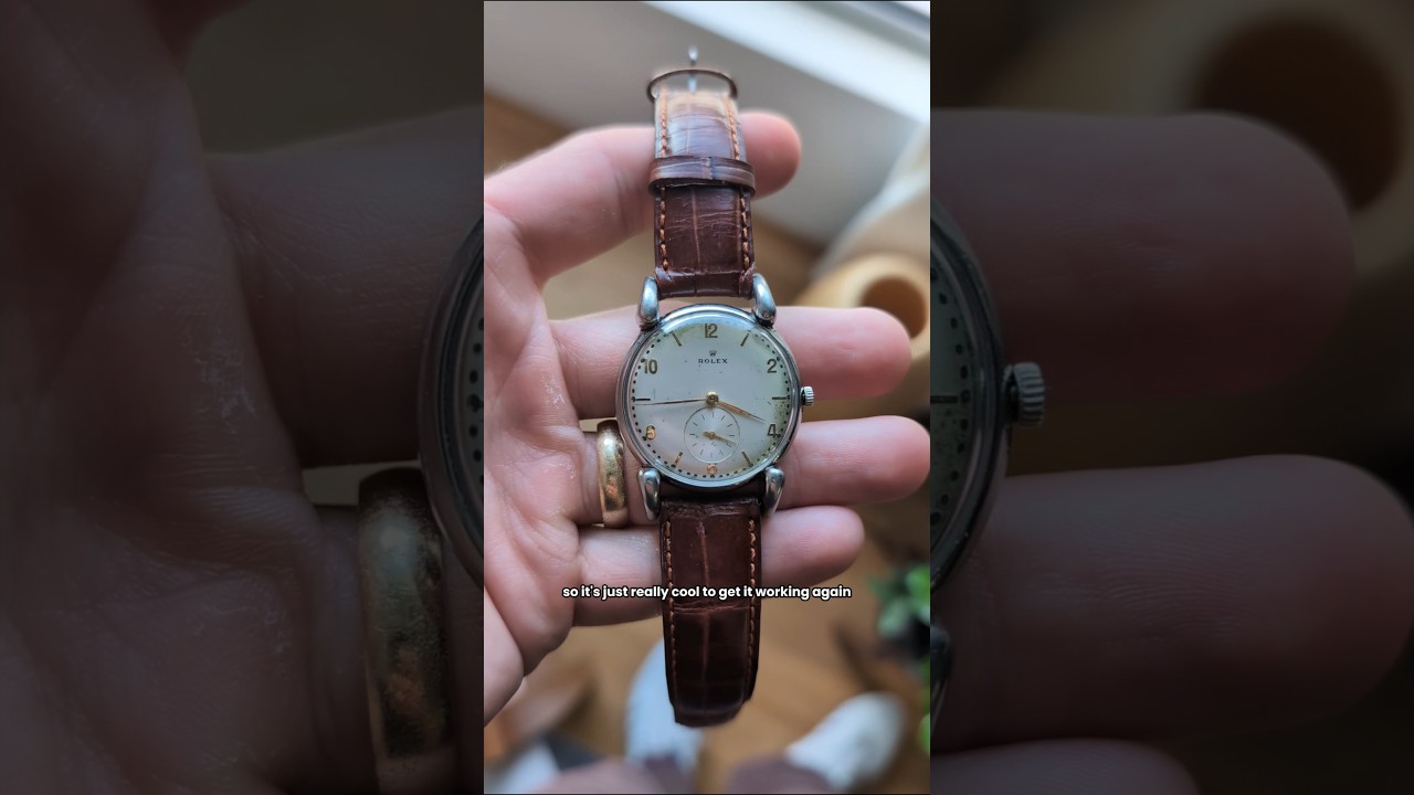 Restoring a vintage 1940's Rolex #menswear #watches #rolex #watch #watchcollector #vintagerolex