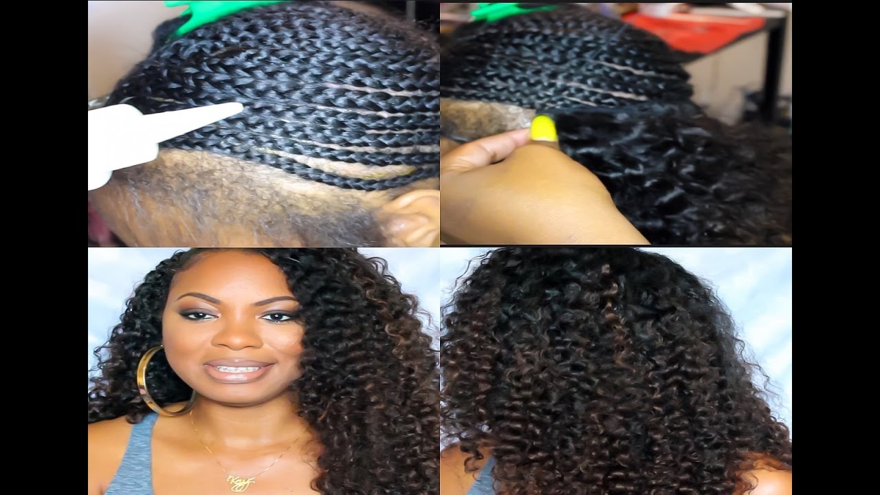 Affordable AliExpress Hair| Getting Queen Weave Beauty Tight Curly Install + Initial Thoughts